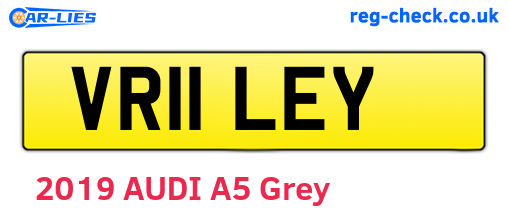 VR11LEY are the vehicle registration plates.