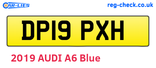 DP19PXH are the vehicle registration plates.