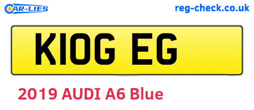 K10GEG are the vehicle registration plates.