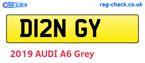 D12NGY are the vehicle registration plates.