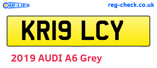 KR19LCY are the vehicle registration plates.