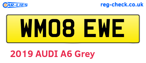 WM08EWE are the vehicle registration plates.