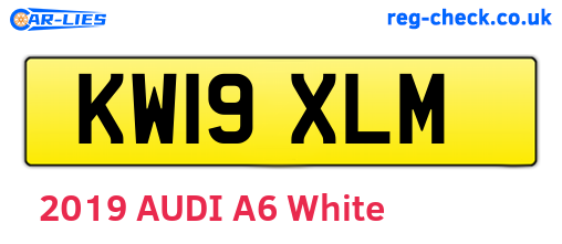 KW19XLM are the vehicle registration plates.