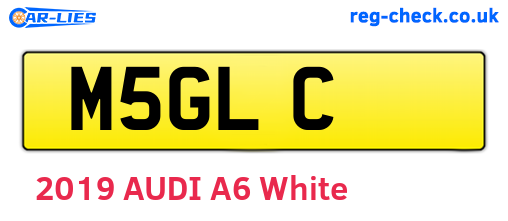 M5GLC are the vehicle registration plates.