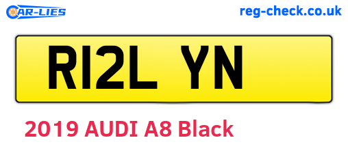 R12LYN are the vehicle registration plates.