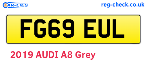 FG69EUL are the vehicle registration plates.