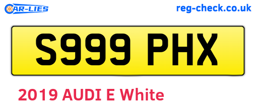S999PHX are the vehicle registration plates.