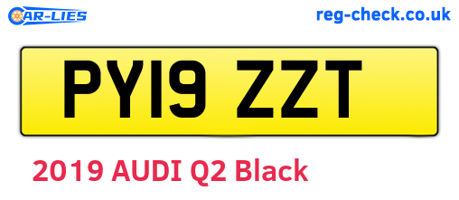 PY19ZZT are the vehicle registration plates.