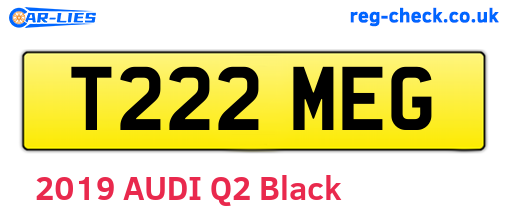 T222MEG are the vehicle registration plates.