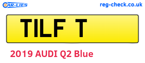 T1LFT are the vehicle registration plates.