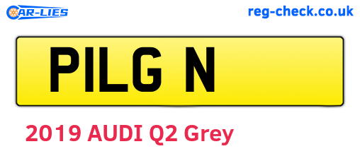 P1LGN are the vehicle registration plates.