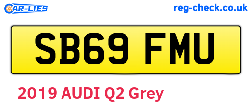 SB69FMU are the vehicle registration plates.