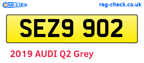 SEZ9902 are the vehicle registration plates.