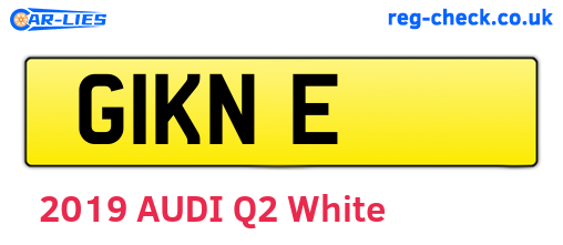 G1KNE are the vehicle registration plates.