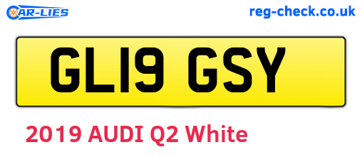 GL19GSY are the vehicle registration plates.