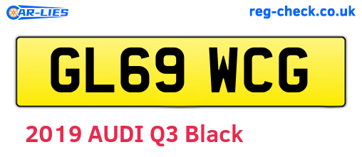 GL69WCG are the vehicle registration plates.