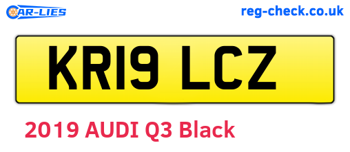 KR19LCZ are the vehicle registration plates.