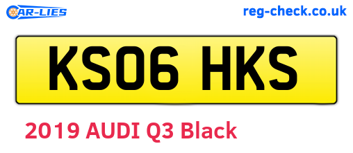 KS06HKS are the vehicle registration plates.