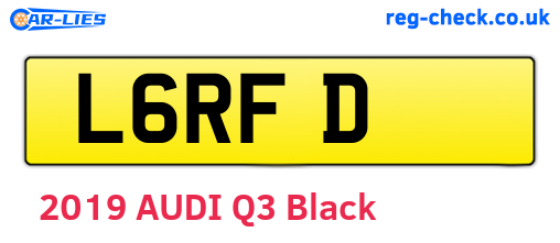 L6RFD are the vehicle registration plates.