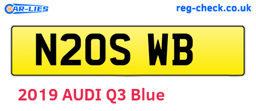 N20SWB are the vehicle registration plates.