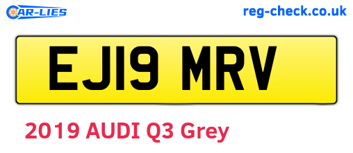 EJ19MRV are the vehicle registration plates.
