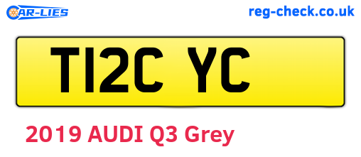 T12CYC are the vehicle registration plates.