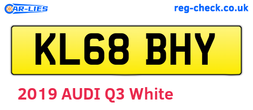 KL68BHY are the vehicle registration plates.