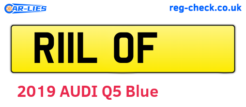 R11LOF are the vehicle registration plates.