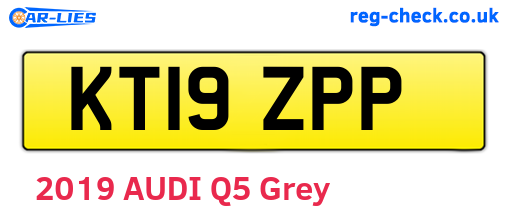 KT19ZPP are the vehicle registration plates.