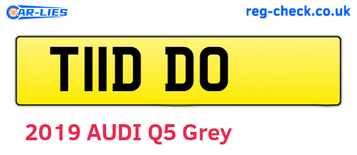 T11DDO are the vehicle registration plates.