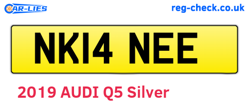 NK14NEE are the vehicle registration plates.