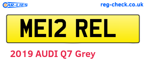 ME12REL are the vehicle registration plates.