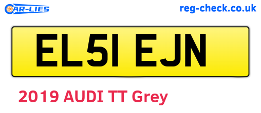 EL51EJN are the vehicle registration plates.