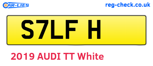 S7LFH are the vehicle registration plates.