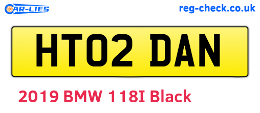 HT02DAN are the vehicle registration plates.