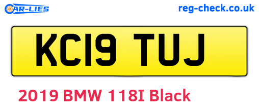 KC19TUJ are the vehicle registration plates.