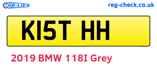 K15THH are the vehicle registration plates.