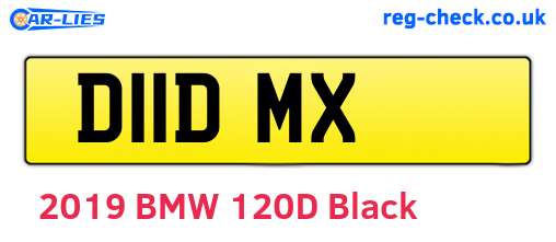 D11DMX are the vehicle registration plates.