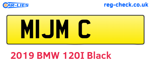 M1JMC are the vehicle registration plates.