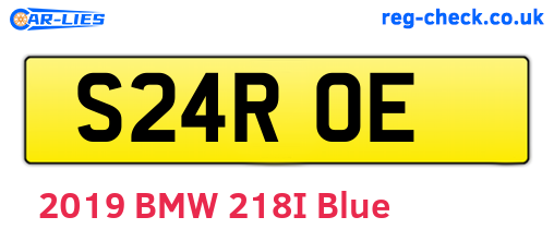 S24ROE are the vehicle registration plates.