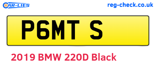P6MTS are the vehicle registration plates.