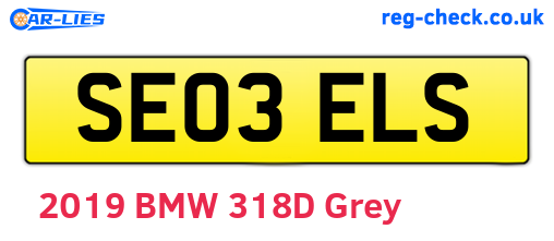 SE03ELS are the vehicle registration plates.