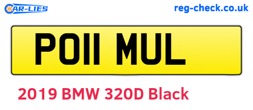 PO11MUL are the vehicle registration plates.