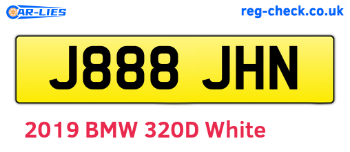 J888JHN are the vehicle registration plates.