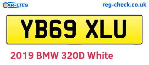 YB69XLU are the vehicle registration plates.
