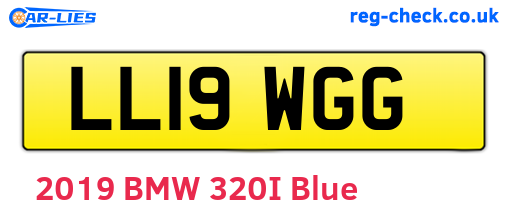 LL19WGG are the vehicle registration plates.