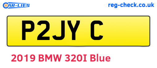 P2JYC are the vehicle registration plates.