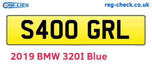 S400GRL are the vehicle registration plates.
