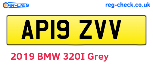 AP19ZVV are the vehicle registration plates.