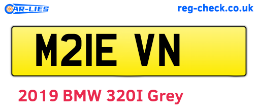 M21EVN are the vehicle registration plates.